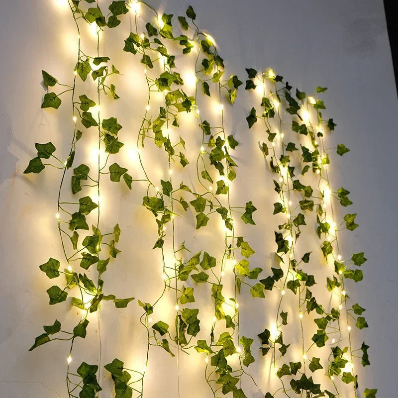 Ivy Vine Fairy Lights β Artificial Green Leaf String Lights for Room & Home Decor