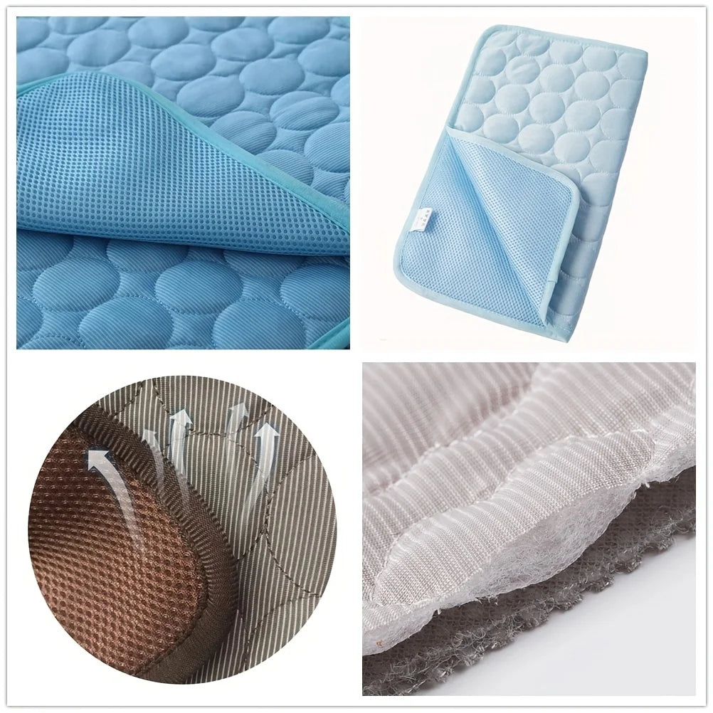 Dog Cooling Mat — Self-Cooling Pet Bed for Dogs & Cats | Summer Ice Pad