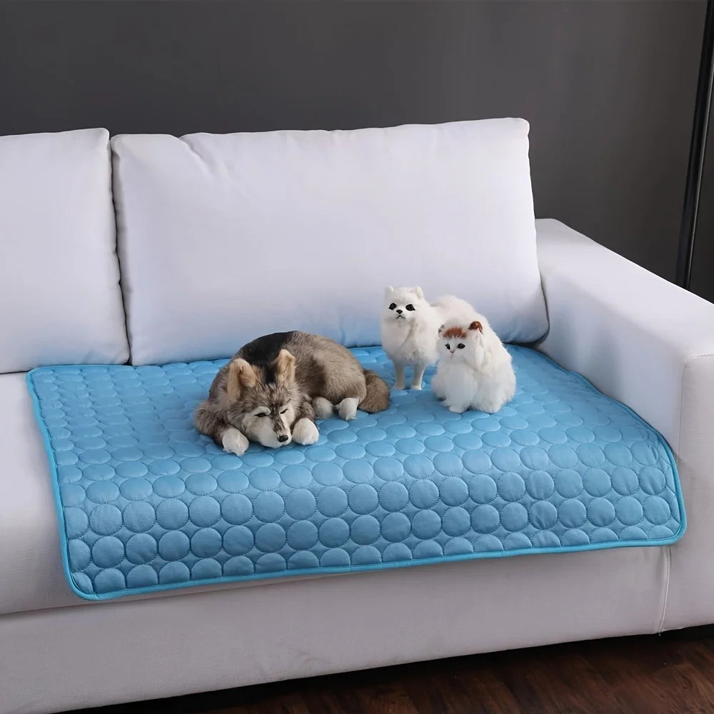 Dog Cooling Mat — Self-Cooling Pet Bed for Dogs & Cats | Summer Ice Pad