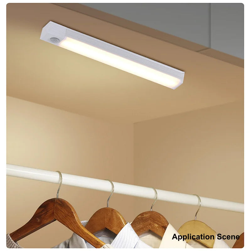 Wireless Motion Sensor LED Bar Light — 3 Colors, Rechargeable