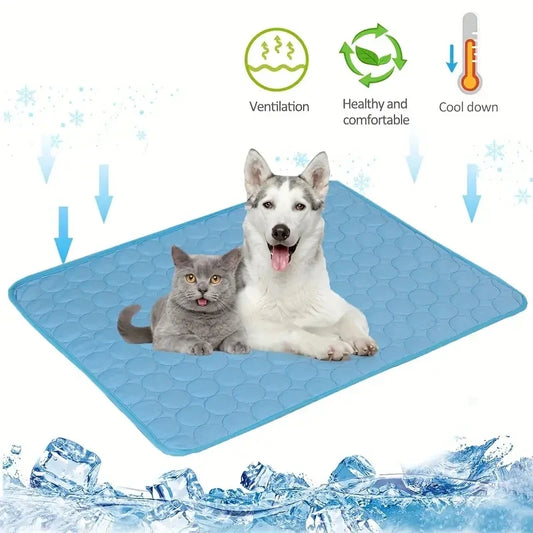 Dog Cooling Mat — Self-Cooling Pet Bed for Dogs & Cats | Summer Ice Pad