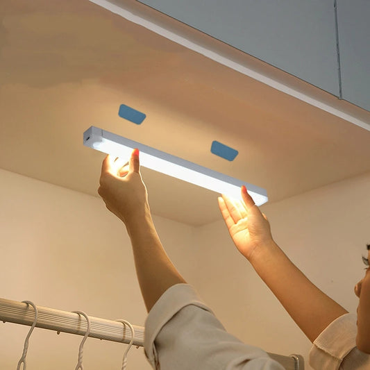 Wireless Motion Sensor LED Bar Light — 3 Colors, Rechargeable