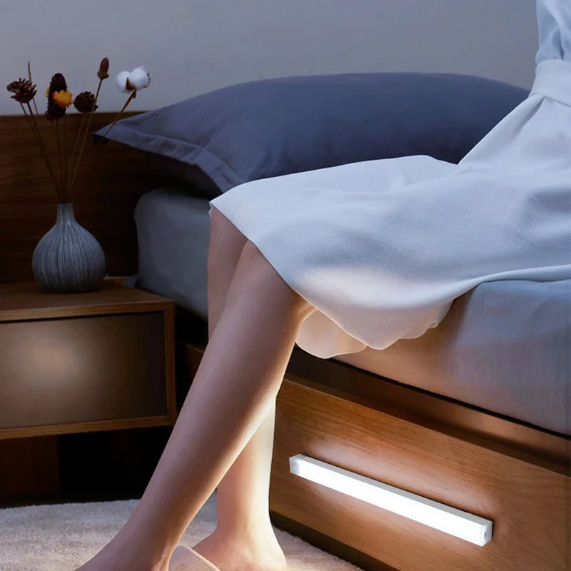 Wireless Motion Sensor LED Bar Light — 3 Colors, Rechargeable