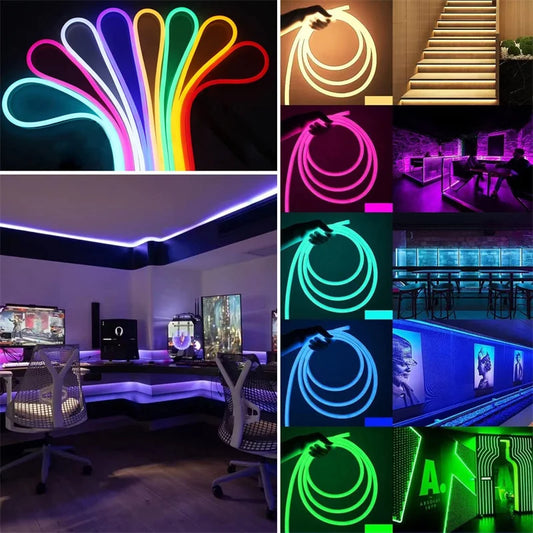 RGB LED Strip Lights — Color Changing with Remote & App Control (16.4ft)
